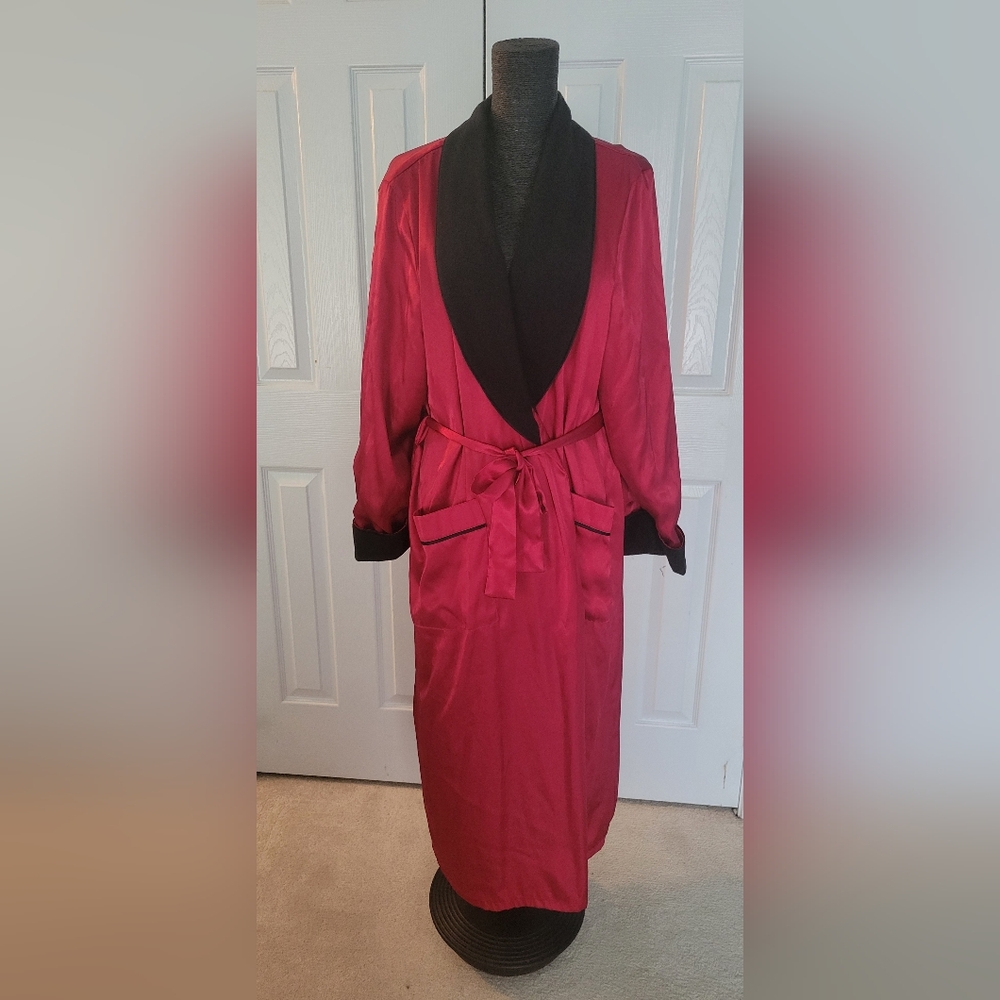Satin lined Fleece robe